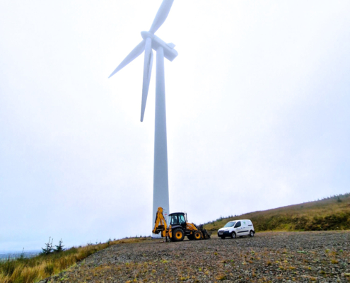 Plate Load tests for wind farms